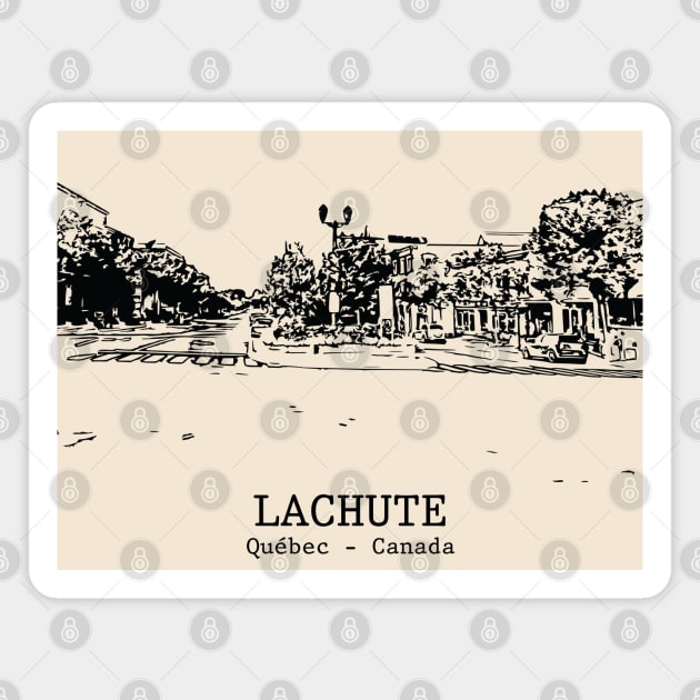 Lachute - Québec Magnet by Lakeric